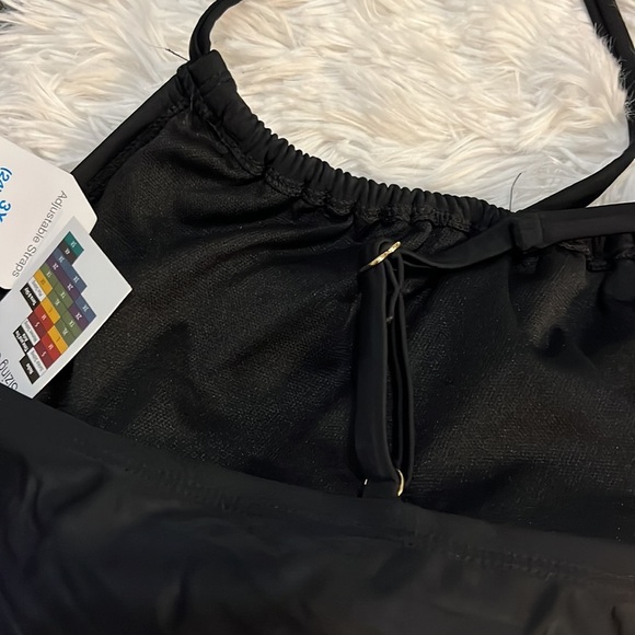 (A) New with tags! 3X black 2 piece swimwear - Picture 5 of 5